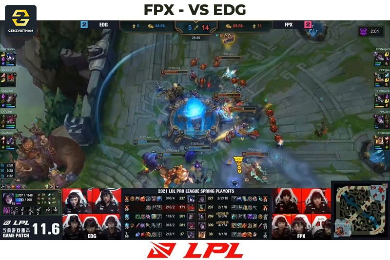 FPX vs EDG - Chiến thắng nghẹt thở của bầy phượng hoàng