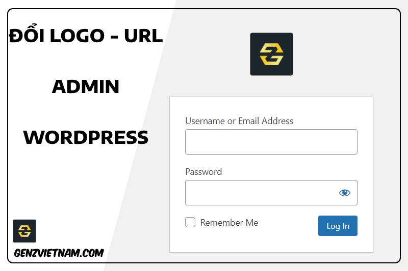 đổi logo link admin wordpress