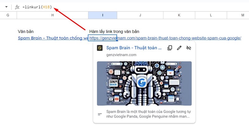 Hàm lấy Link trong văn bản